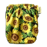 'Sunny Daze' OSFM Side Snapping Cloth Nappy