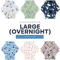 Hannahpad cloth pads - large (overnight)