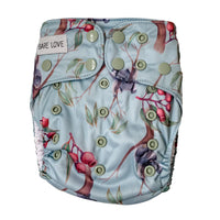 Bare Love 'Basics' Cloth nappy - Bushland koala