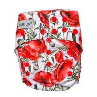 'Bombproof' Cloth nappy - Poppy