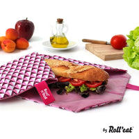 Boc'N'Roll Sandwich Wrap - Pink geo