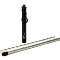 Expandable Straw with Case and Cleaner