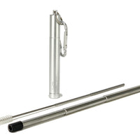 Expandable Straw with Case and Cleaner