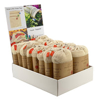 Natural Unbleached Cotton Produce (Food) Bags (Pack of 6)