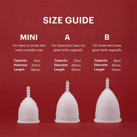 Organicup menstrual cup (three sizes to choose from)