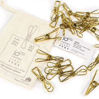 Stainless steel clothes pegs - 20 pack