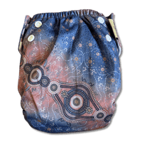 'Nangari-To Sleep' OSFM Side Snapping Cloth Nappy