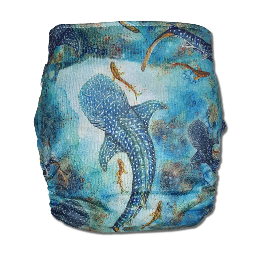'Ningaloo Dreaming' OSFM Side Snapping Cloth Nappy