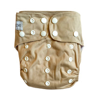 Bare Love 'Basics' cloth nappy - Sand