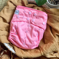 Bare Love 'Basics' cloth nappy - Cotton Candy