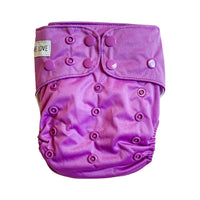 Bare Love 'Basics' cloth nappy - Violet vibes