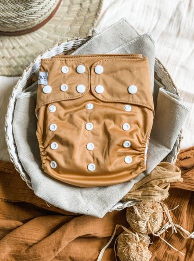 Bare Love cloth nappy - Cinnamon