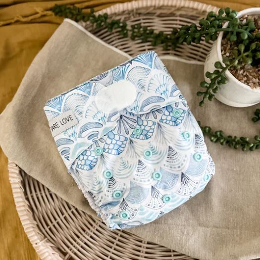 Bare Love cloth nappy - Santorini