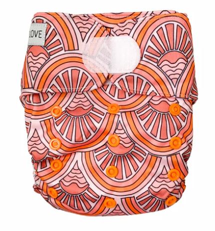 Bare Love cloth nappy - Sunkissed Summer