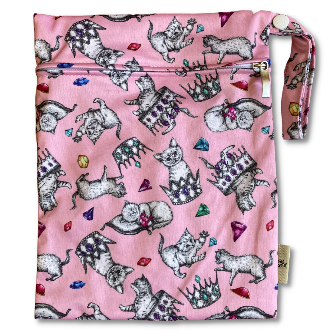 'Kitty Queen' Mini Wet Bag