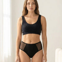 Hemp Period Underwear - High Waist Bikini