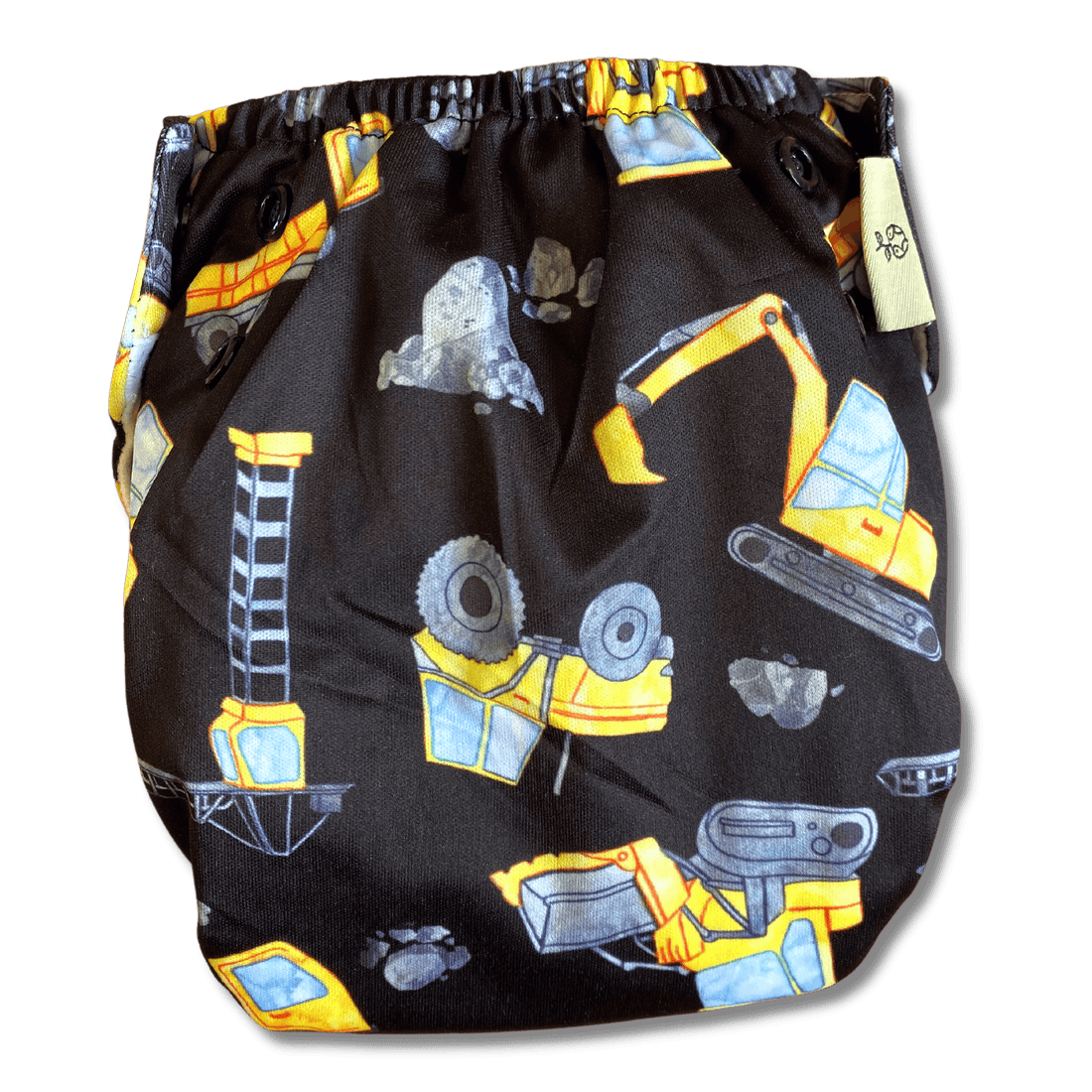 Snapping Cloth 'Digger Daze' OSFM Side Snapping Cloth Nappy – GreenerEveryday