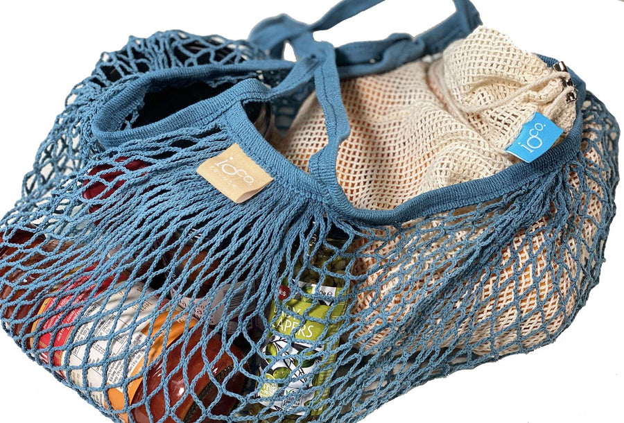 Cotton mesh string grocery bag